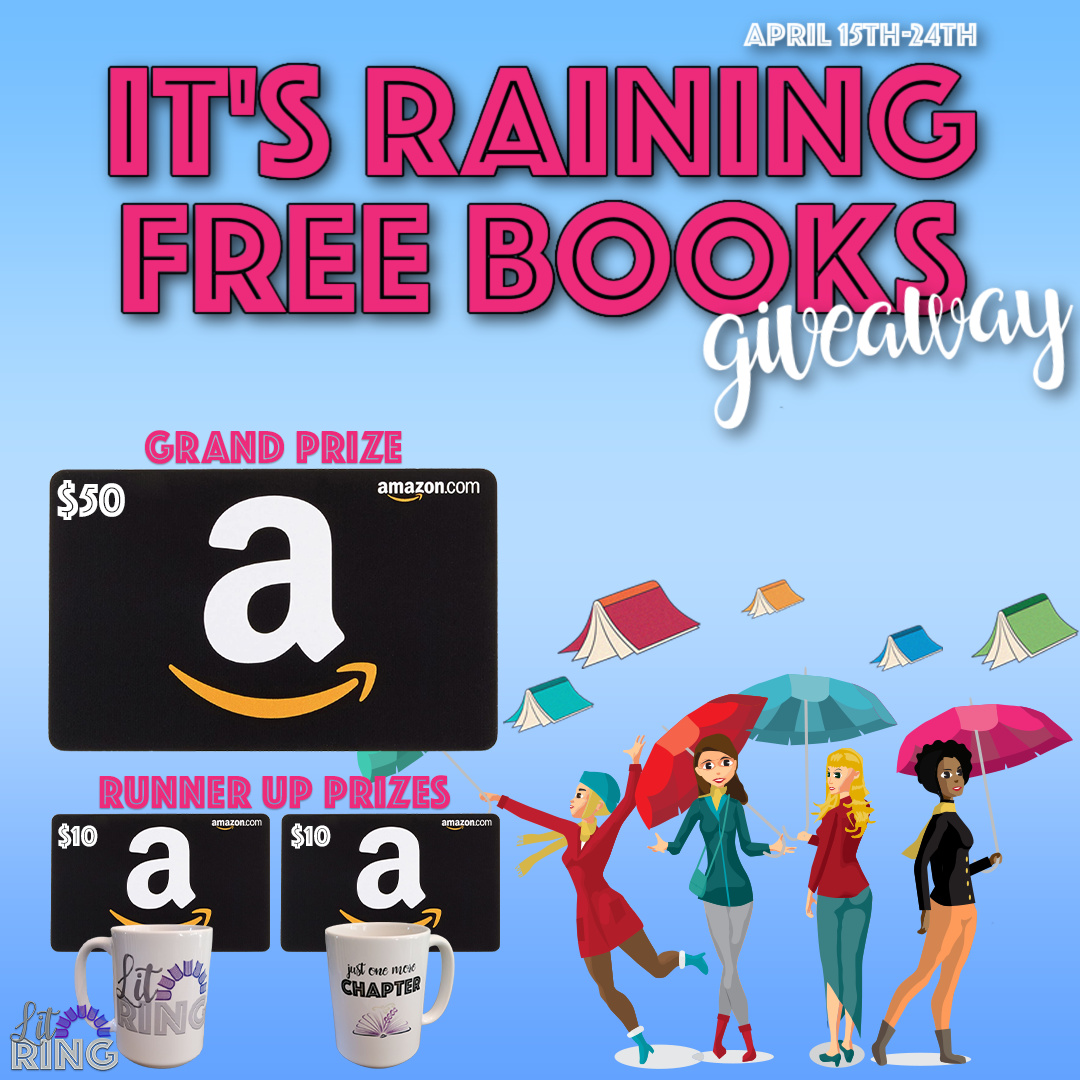 It's Raining FREE Books Giveaway Square from LitRng